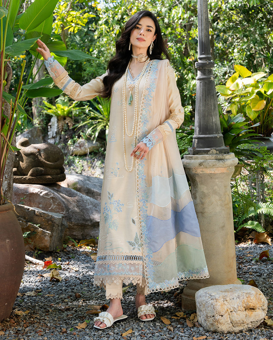 Mushq | La Toscana Casual Pret | Ivory Riviera - by Libasekhas UK - Registered Vendor of : Mushq - 100% Original Designer Dress