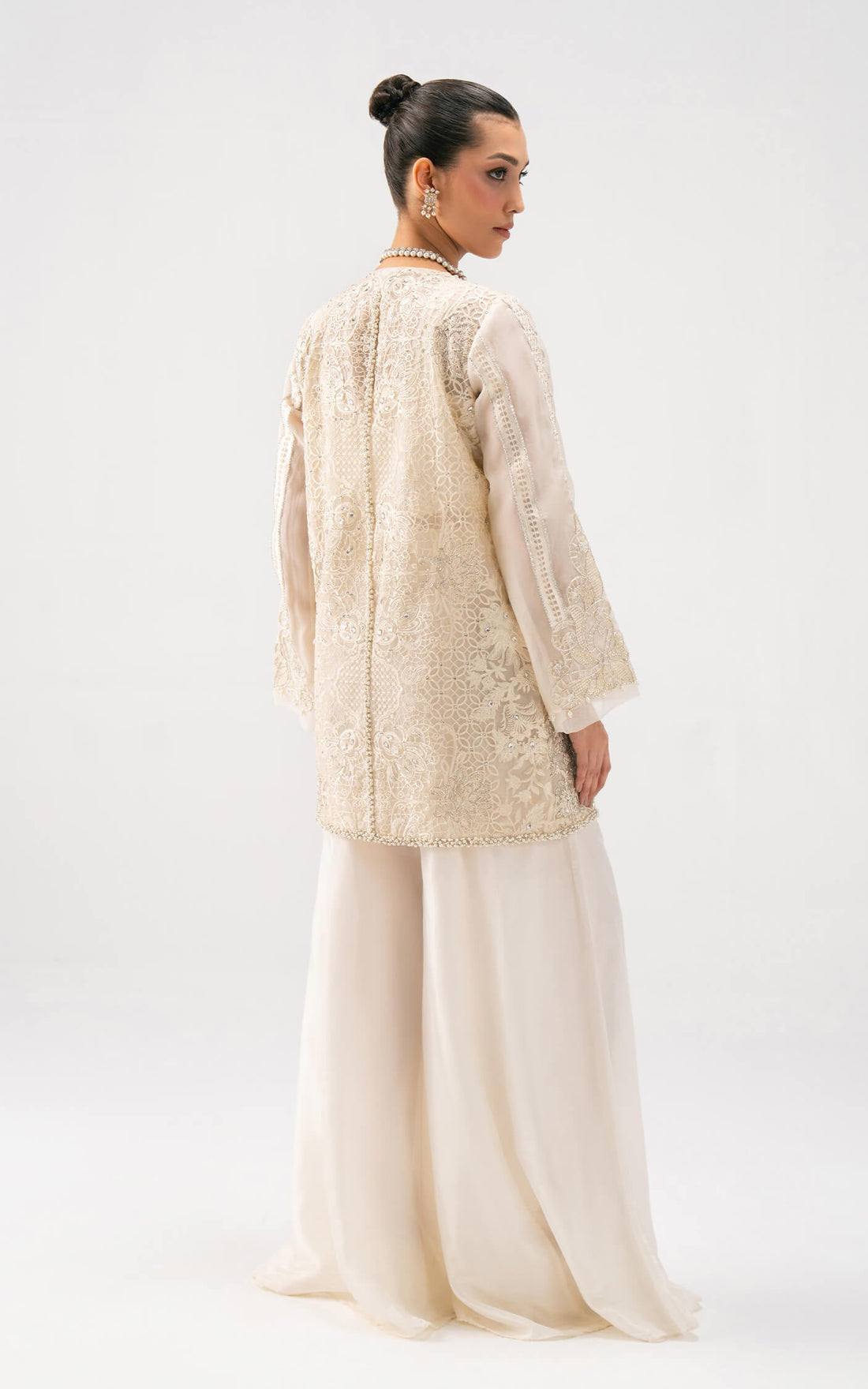 Asifa and Nabeel | Lyle Luxury Formals 25 | Ivory Elan - by Libasekhas UK - Registered Vendor of : Asifa and Nabeel - 100% Original Designer Dress