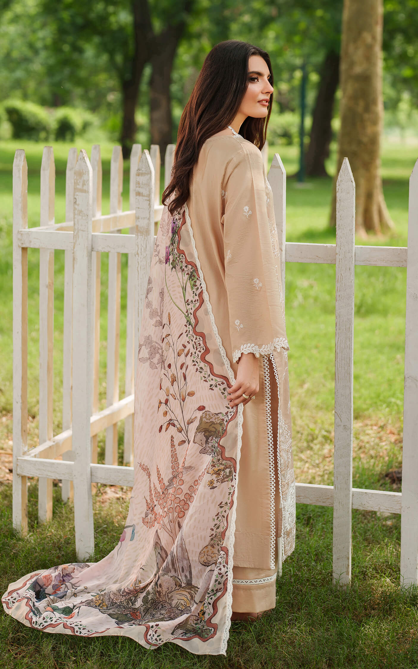 Asifa and Nabeel | Eden Cambric 25 | Ivory Haze ECU25-03 - by Libasekhas UK - Registered Vendor of : Asifa and Nabeel - 100% Original Designer Dress