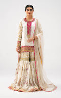 Asifa and Nabeel | Lyle Luxury Formals 25 | Ivory Radiance - by Libasekhas UK - Registered Vendor of : Asifa and Nabeel - 100% Original Designer Dress
