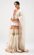 Asifa and Nabeel | Lyle Luxury Formals 25 | Ivory Radiance - by Libasekhas UK - Registered Vendor of : Asifa and Nabeel - 100% Original Designer Dress