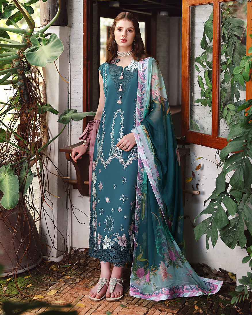 Mushq | The Secret Garden Lawn | Ivy Spell - by Libasekhas UK - Registered Vendor of : Mushq - 100% Original Designer Dress