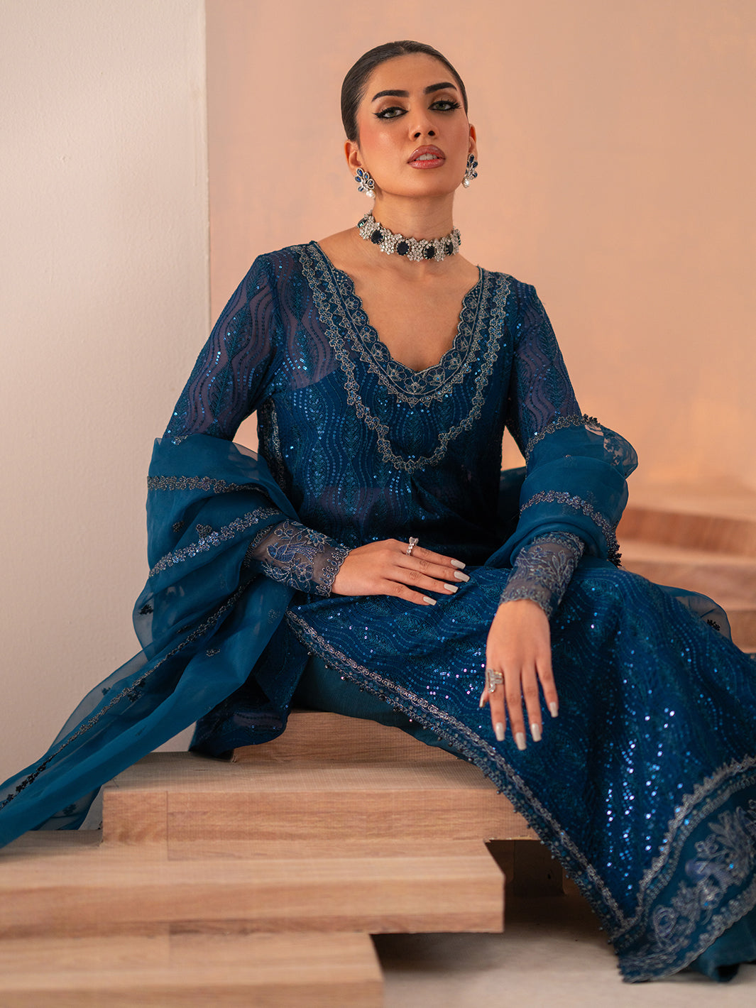 Izel | Stardust Luxury Collection | SLC-003-Nova - by - Libasekhas UK - Registered Vendor of : Izel - 100% Original Designer Dresss