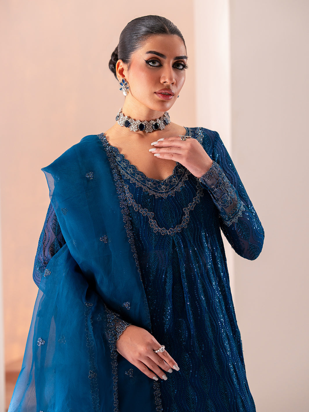 Izel | Stardust Luxury Collection | SLC-003-Nova - by - Libasekhas UK - Registered Vendor of : Izel - 100% Original Designer Dresss