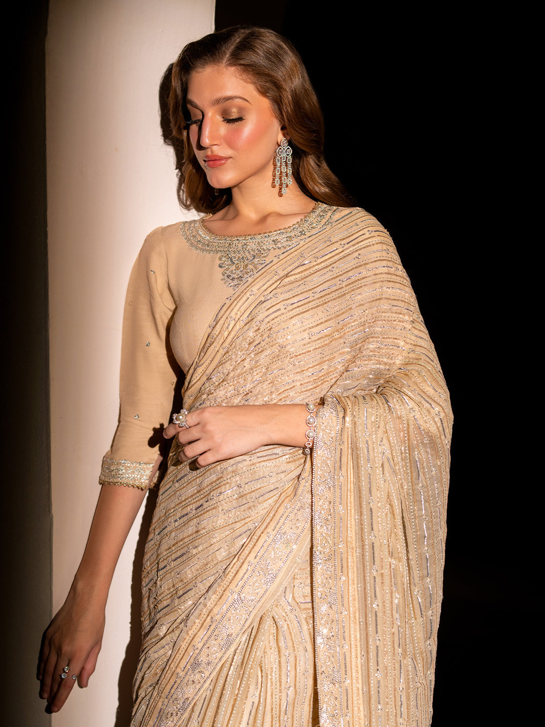 Izel | Stardust Luxury Collection | SLC-004-Luna - by - Libasekhas UK - Registered Vendor of : Izel - 100% Original Designer Dresss
