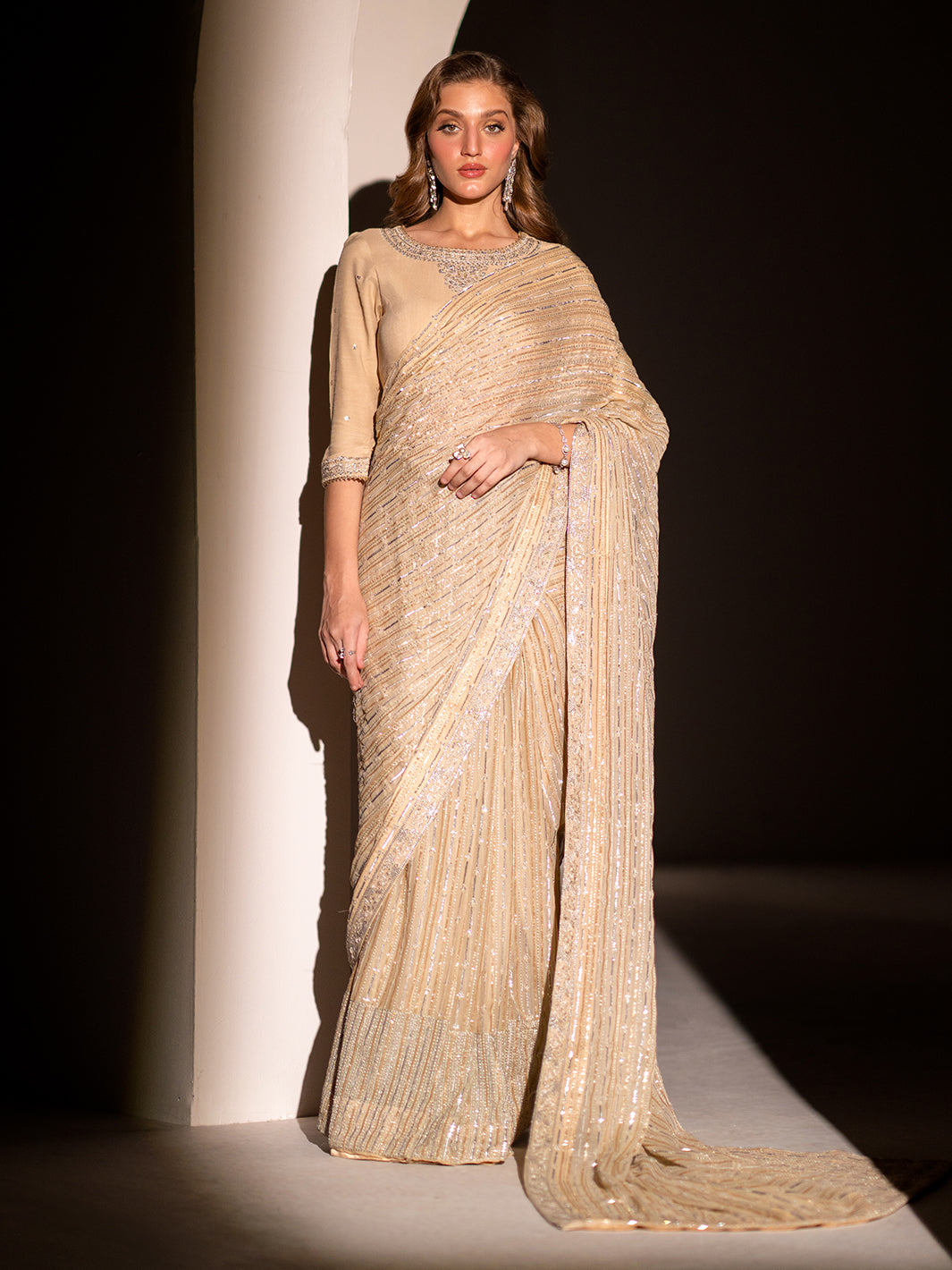 Izel | Stardust Luxury Collection | SLC-004-Luna - by - Libasekhas UK - Registered Vendor of : Izel - 100% Original Designer Dresss