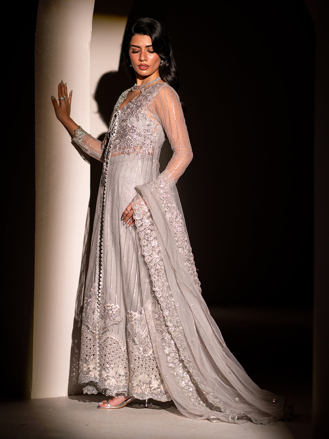 Izel | Stardust Luxury Collection | SLC-005-Aura - by - Libasekhas UK - Registered Vendor of : Izel - 100% Original Designer Dresss