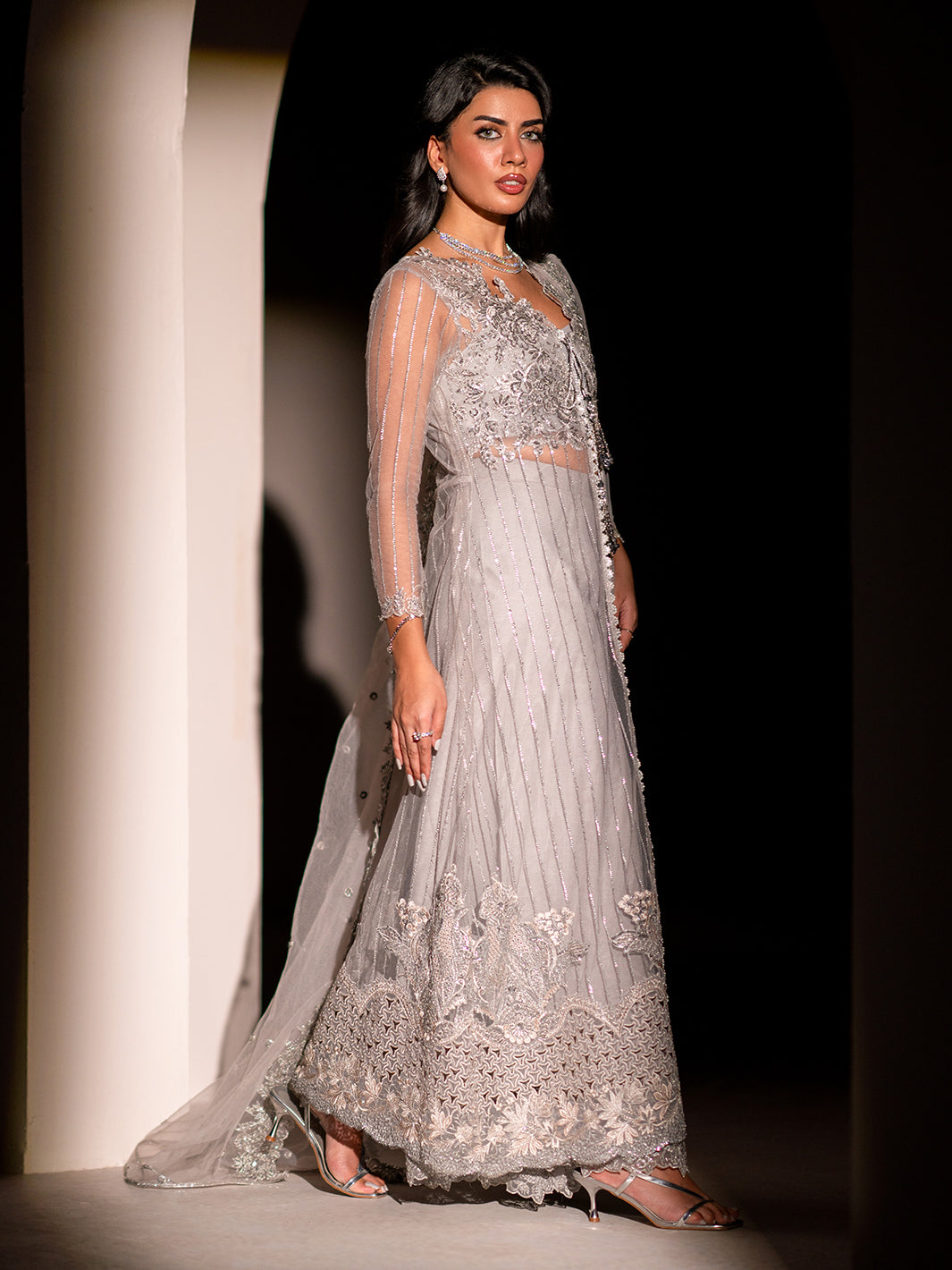 Izel | Stardust Luxury Collection | SLC-005-Aura - by - Libasekhas UK - Registered Vendor of : Izel - 100% Original Designer Dresss