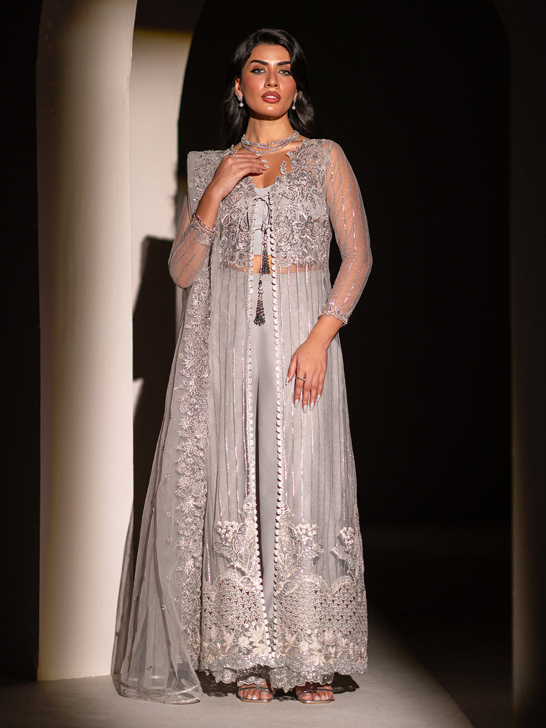Izel | Stardust Luxury Collection | SLC-005-Aura - by - Libasekhas UK - Registered Vendor of : Izel - 100% Original Designer Dresss