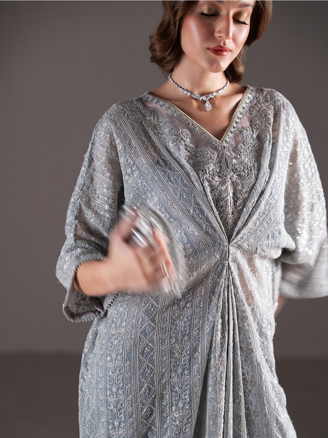 Izel | Stardust Luxury Collection | SLC-007-Glim - by - Libasekhas UK - Registered Vendor of : Izel - 100% Original Designer Dresss