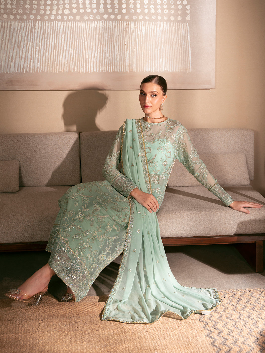 Izel | Stardust Luxury Collection | SLC-008-Nyra - by - Libasekhas UK - Registered Vendor of : Izel - 100% Original Designer Dresss