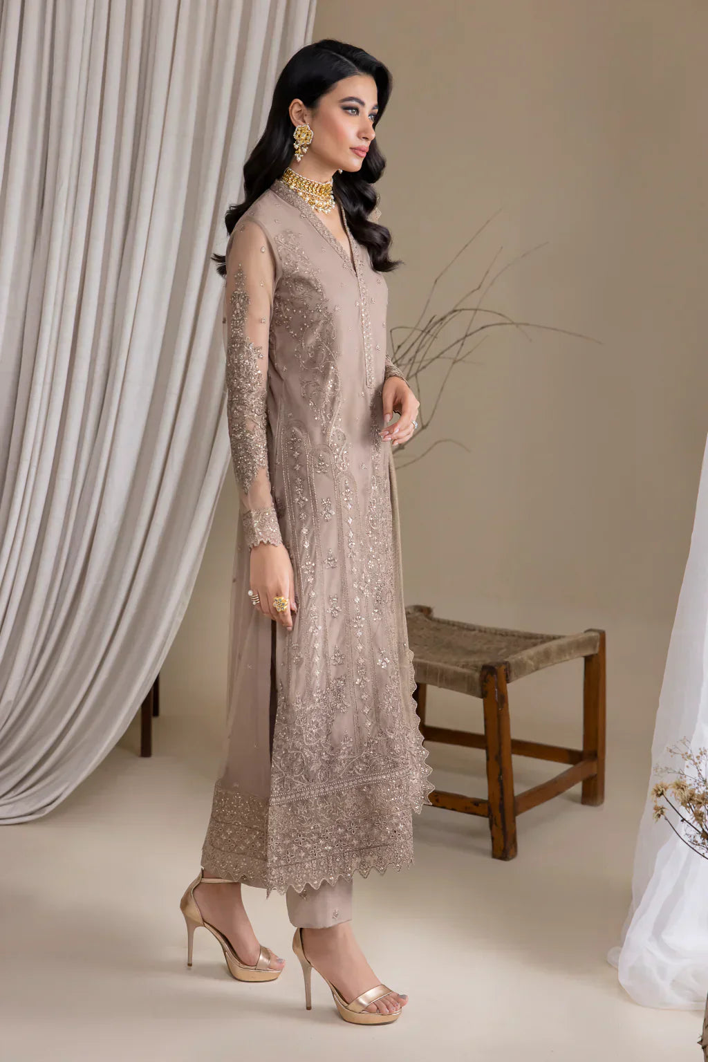 Iznik | Chinnon Chiffon | CC-30 VANESSA - by - Libasekhas UK - Registered Vendor of : Iznik - 100% Original Designer Dresss