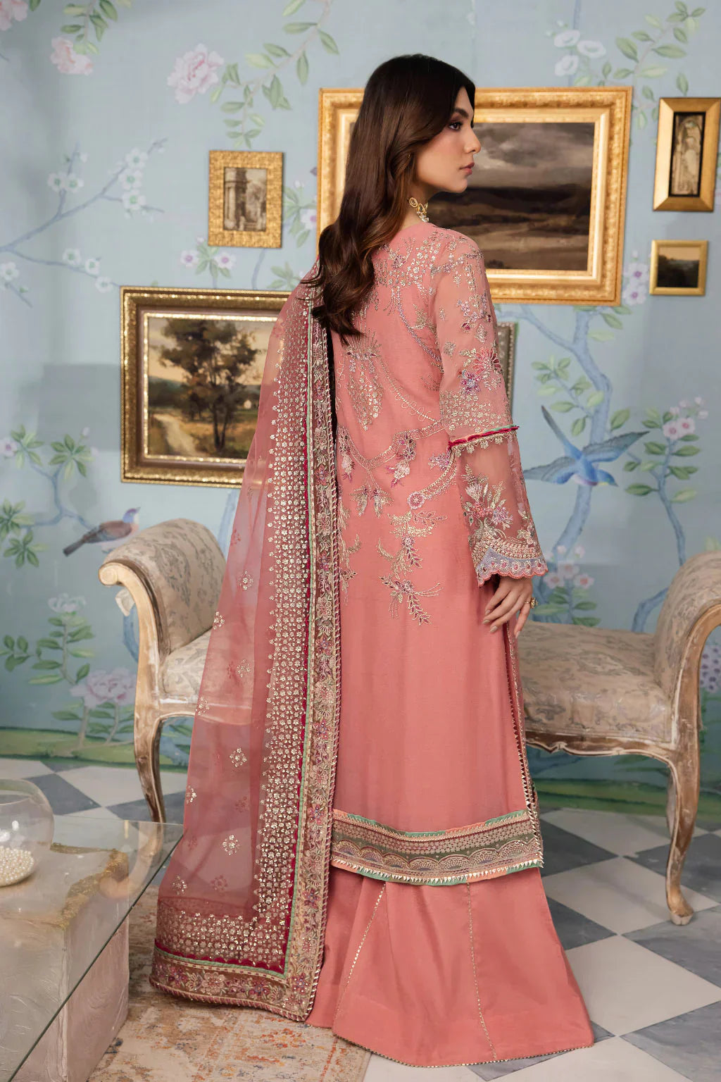 Iznik | Chinnon Chiffon | CC-35 DAREEN - by - Libasekhas UK - Registered Vendor of : Iznik - 100% Original Designer Dresss