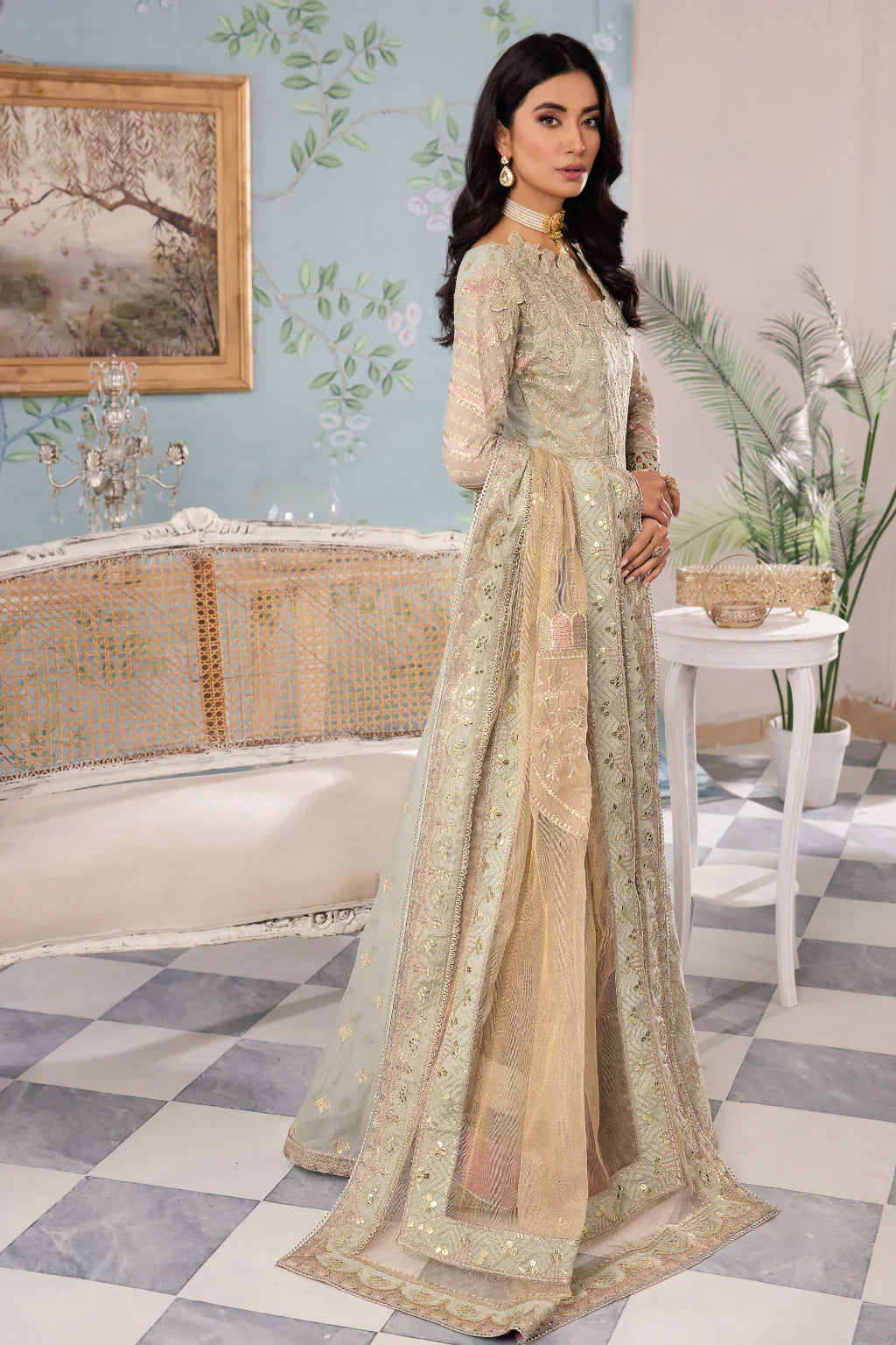 Iznik | Chinnon Chiffon | CC-33 QIANA - by - Libasekhas UK - Registered Vendor of : Iznik - 100% Original Designer Dresss
