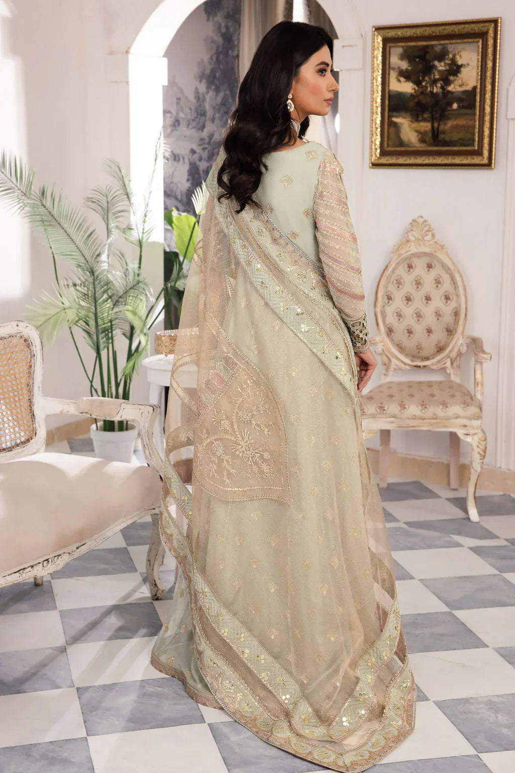 Iznik | Chinnon Chiffon | CC-33 QIANA - by - Libasekhas UK - Registered Vendor of : Iznik - 100% Original Designer Dresss