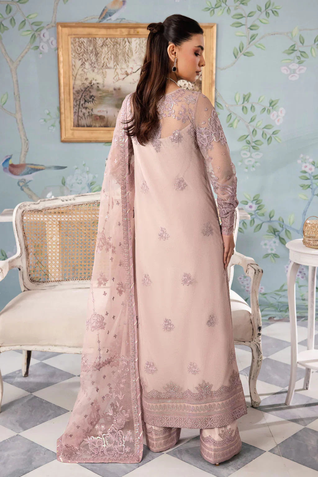 Iznik | Chinnon Chiffon | CC-39 BAREEN - by - Libasekhas UK - Registered Vendor of : Iznik - 100% Original Designer Dresss