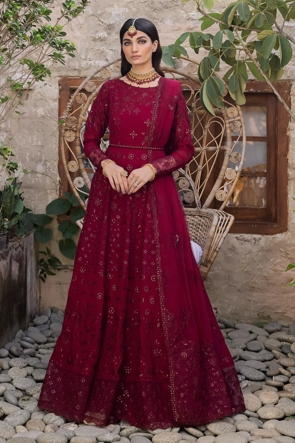 Iznik | Chinnon Chiffon | CC-29 ROSALIE - by - Libasekhas UK - Registered Vendor of : Iznik - 100% Original Designer Dresss