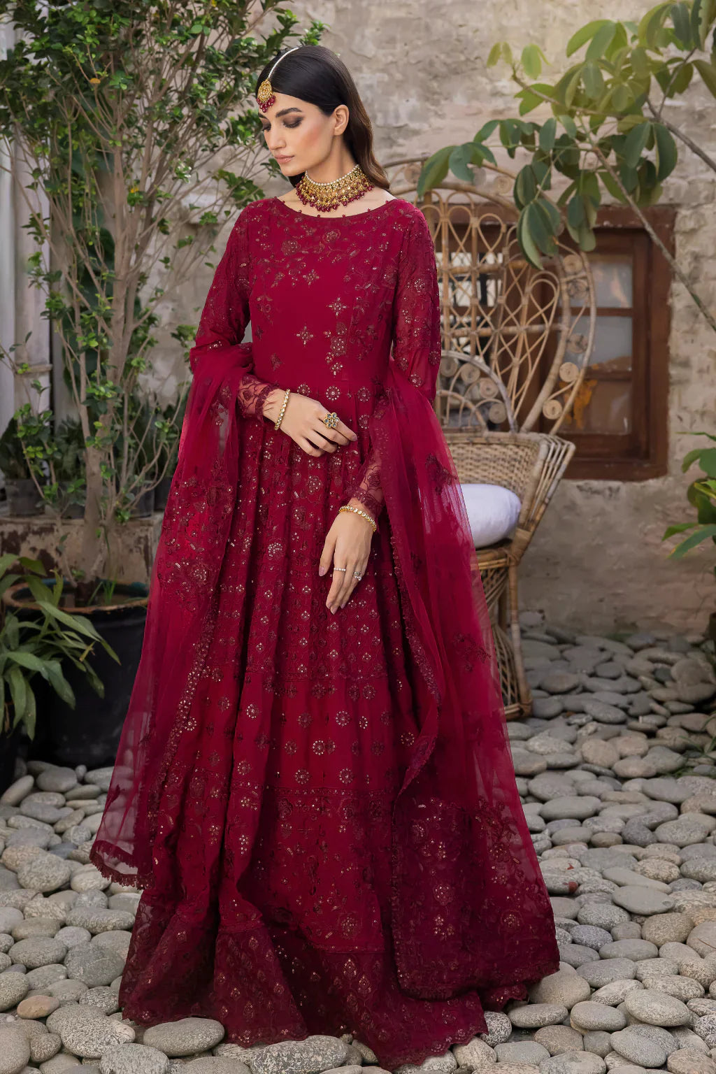 Iznik | Chinnon Chiffon | CC-29 ROSALIE - by - Libasekhas UK - Registered Vendor of : Iznik - 100% Original Designer Dresss