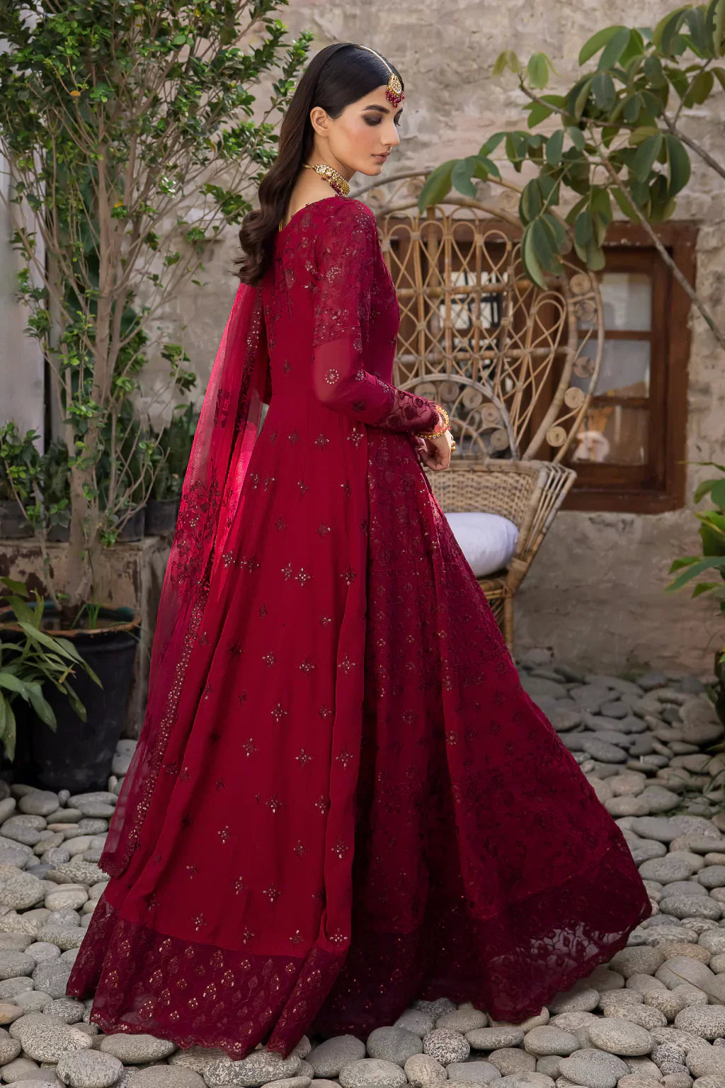 Iznik | Chinnon Chiffon | CC-29 ROSALIE - by - Libasekhas UK - Registered Vendor of : Iznik - 100% Original Designer Dresss