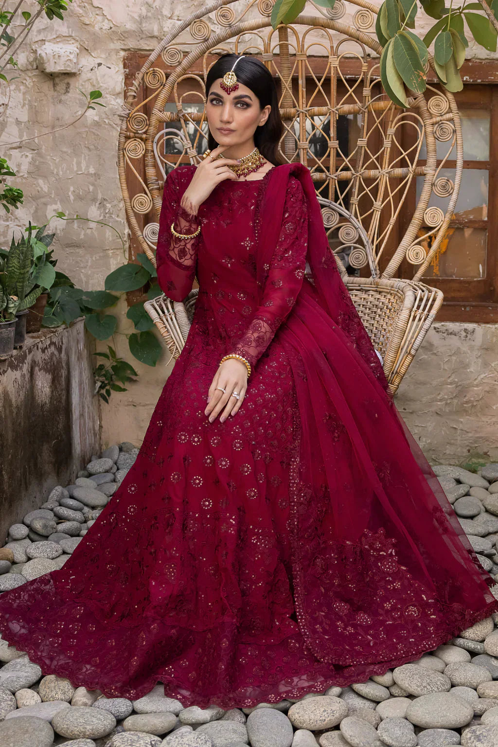 Iznik | Chinnon Chiffon | CC-29 ROSALIE - by - Libasekhas UK - Registered Vendor of : Iznik - 100% Original Designer Dresss