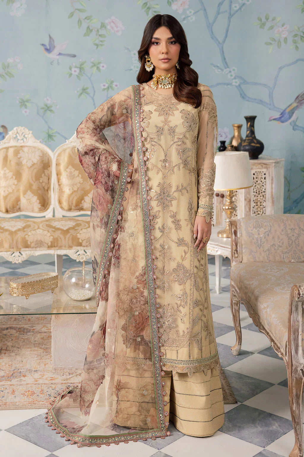 Iznik | Chinnon Chiffon | CC-31 ALYA - by - Libasekhas UK - Registered Vendor of : Iznik - 100% Original Designer Dresss