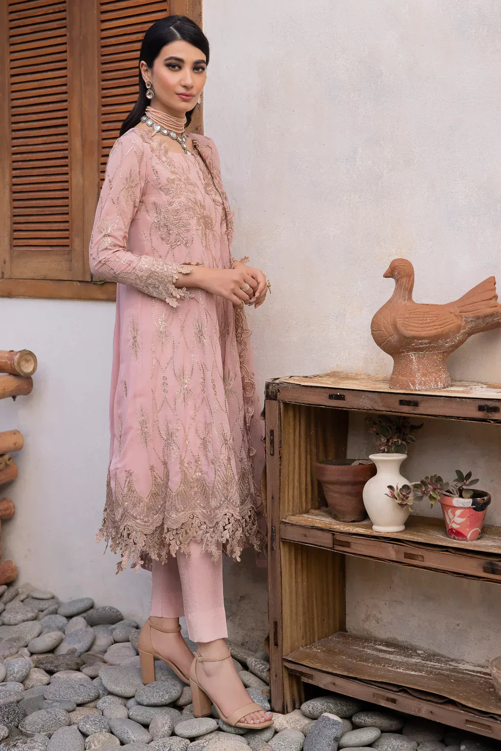 Iznik | Chinnon Chiffon | CC-22 ORIANA - by - Libasekhas UK - Registered Vendor of : Iznik - 100% Original Designer Dresss