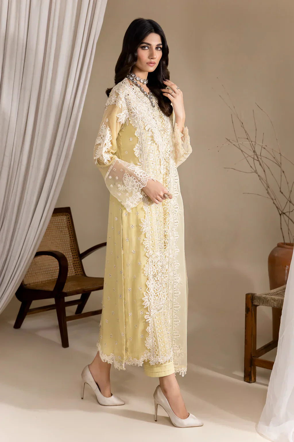 Iznik | Chinnon Chiffon | CC-23 DELILAH - by - Libasekhas UK - Registered Vendor of : Iznik - 100% Original Designer Dresss