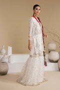 Iznik | Chinnon Chiffon | CC-24 BIANCA - by - Libasekhas UK - Registered Vendor of : Iznik - 100% Original Designer Dresss