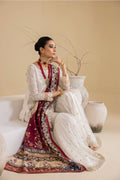 Iznik | Chinnon Chiffon | CC-24 BIANCA - by - Libasekhas UK - Registered Vendor of : Iznik - 100% Original Designer Dresss