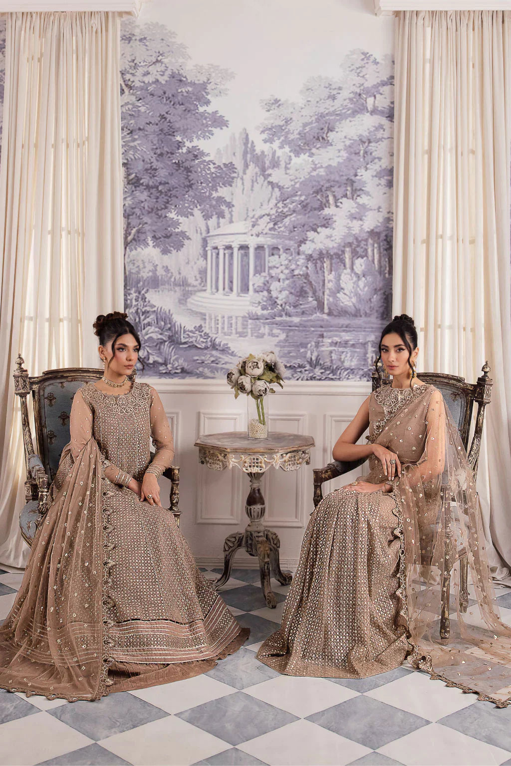 Iznik | Chinnon Chiffon | CC-36 DAMIYAH - by - Libasekhas UK - Registered Vendor of : Iznik - 100% Original Designer Dresss