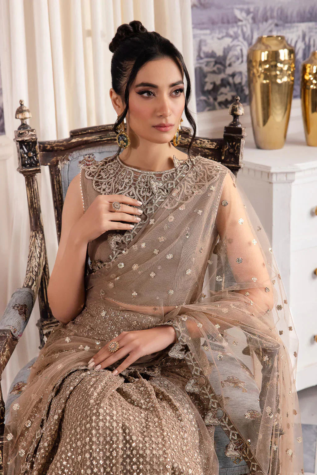 Iznik | Chinnon Chiffon | CC-36 DAMIYAH - by - Libasekhas UK - Registered Vendor of : Iznik - 100% Original Designer Dresss