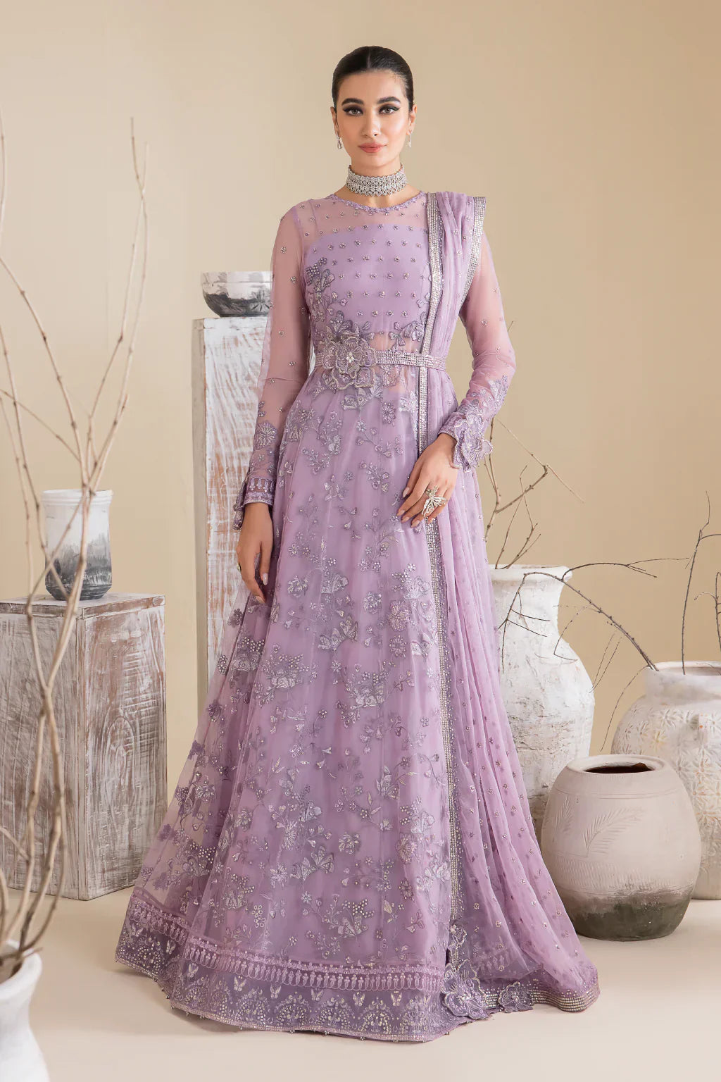 Iznik | Chinnon Chiffon | CC-25 REBECCA - by - Libasekhas UK - Registered Vendor of : Iznik - 100% Original Designer Dresss