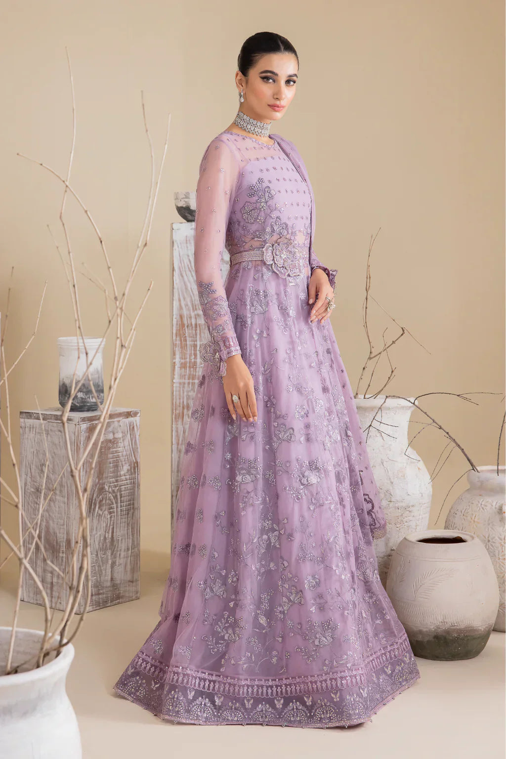 Iznik | Chinnon Chiffon | CC-25 REBECCA - by - Libasekhas UK - Registered Vendor of : Iznik - 100% Original Designer Dresss