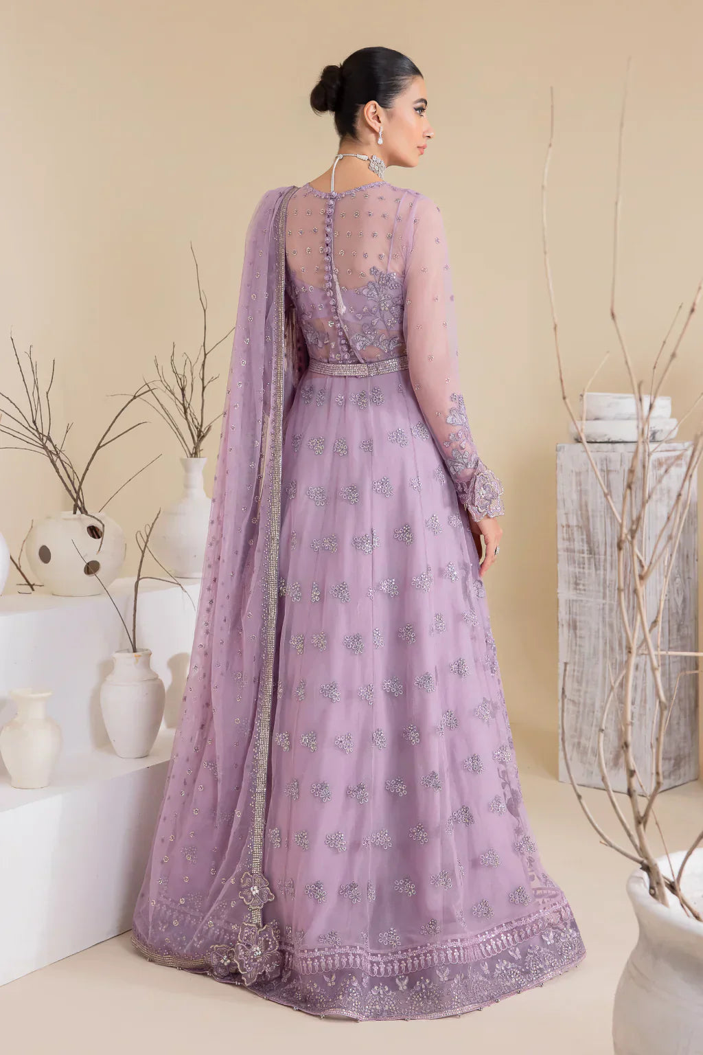 Iznik | Chinnon Chiffon | CC-25 REBECCA - by - Libasekhas UK - Registered Vendor of : Iznik - 100% Original Designer Dresss