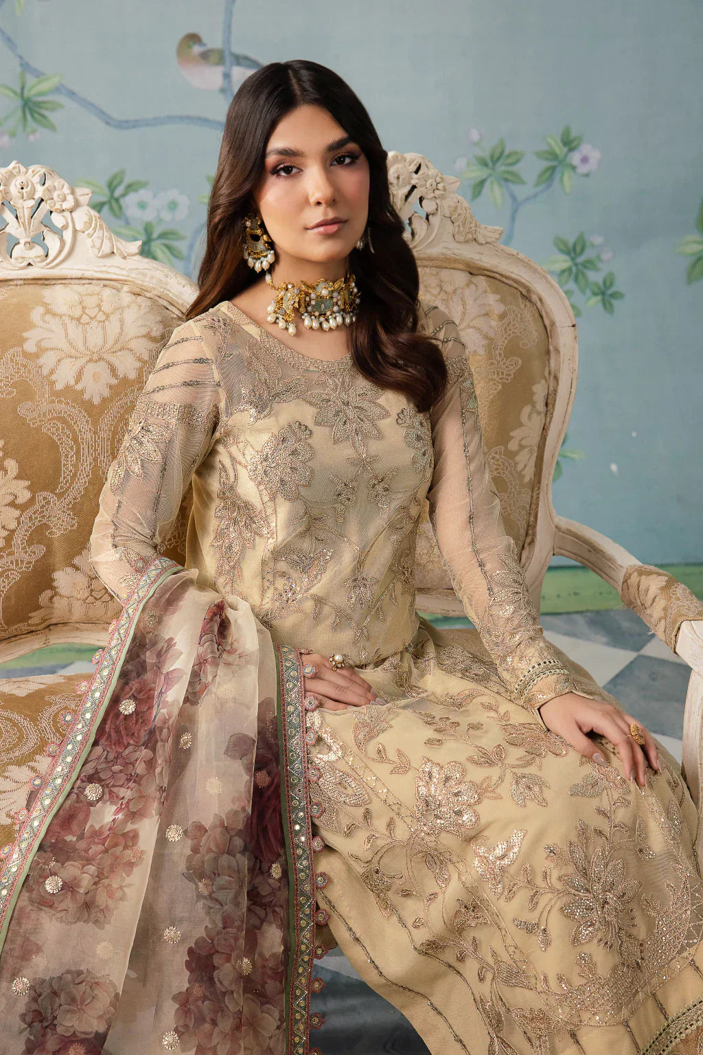 Iznik | Chinnon Chiffon | CC-31 ALYA - by - Libasekhas UK - Registered Vendor of : Iznik - 100% Original Designer Dresss