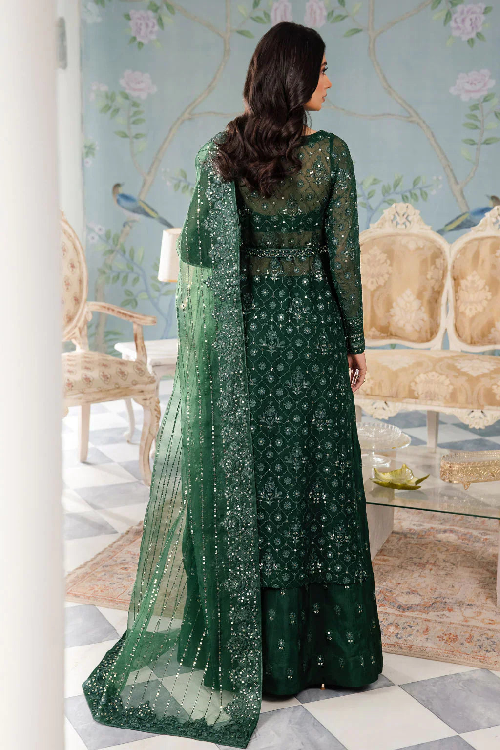 Iznik | Chinnon Chiffon | CC-40 KEZIAH - by - Libasekhas UK - Registered Vendor of : Iznik - 100% Original Designer Dresss