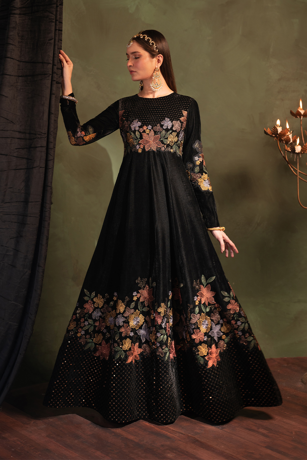 Iznik | Exclusive Velvet | IV-52 - by - Libasekhas UK - Registered Vendor of : Iznik - 100% Original Designer Dresss