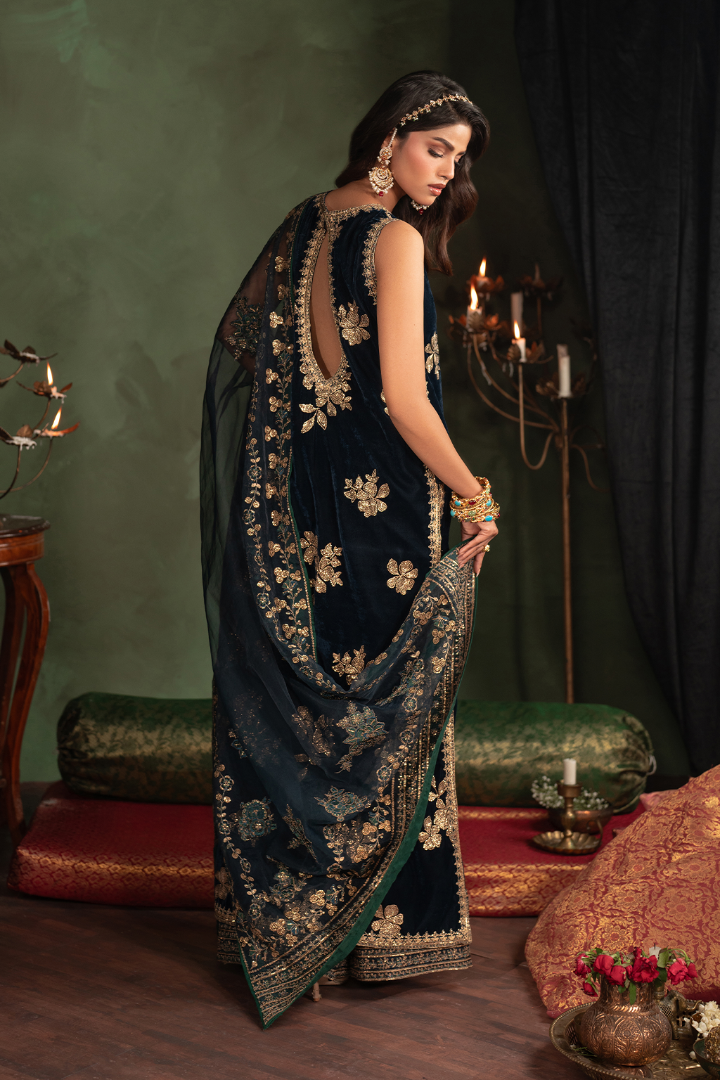 Iznik | Exclusive Velvet | IV-51 - by - Libasekhas UK - Registered Vendor of : Iznik - 100% Original Designer Dresss