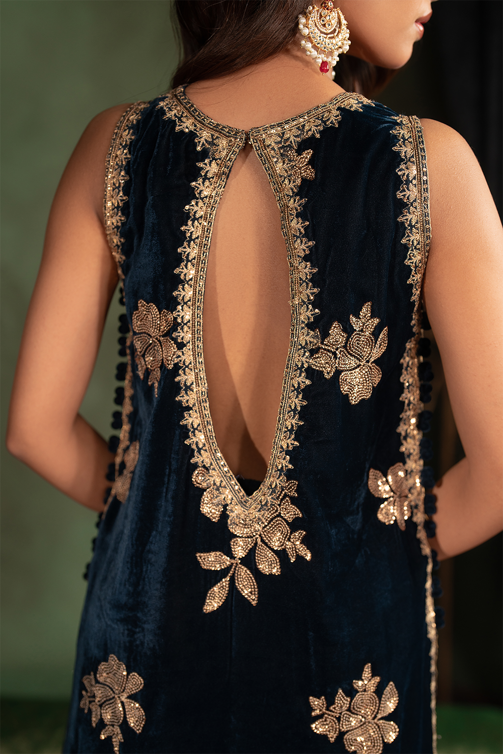 Iznik | Exclusive Velvet | IV-51 - by - Libasekhas UK - Registered Vendor of : Iznik - 100% Original Designer Dresss
