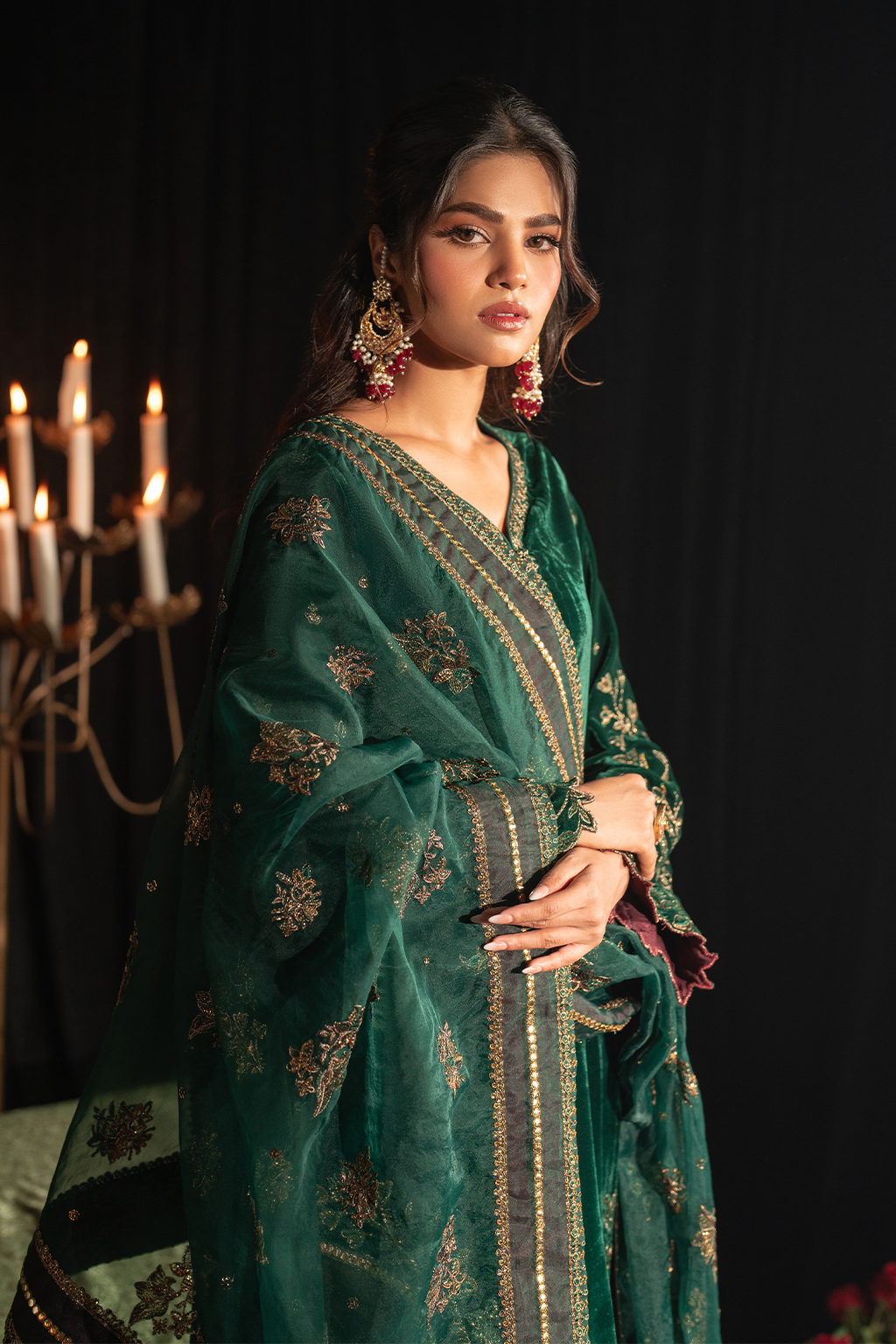 Iznik | Exclusive Velvet | IV-48 - by - Libasekhas UK - Registered Vendor of : Iznik - 100% Original Designer Dresss