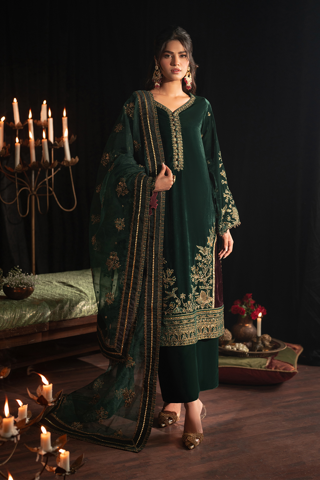 Iznik | Exclusive Velvet | IV-48 - by - Libasekhas UK - Registered Vendor of : Iznik - 100% Original Designer Dresss
