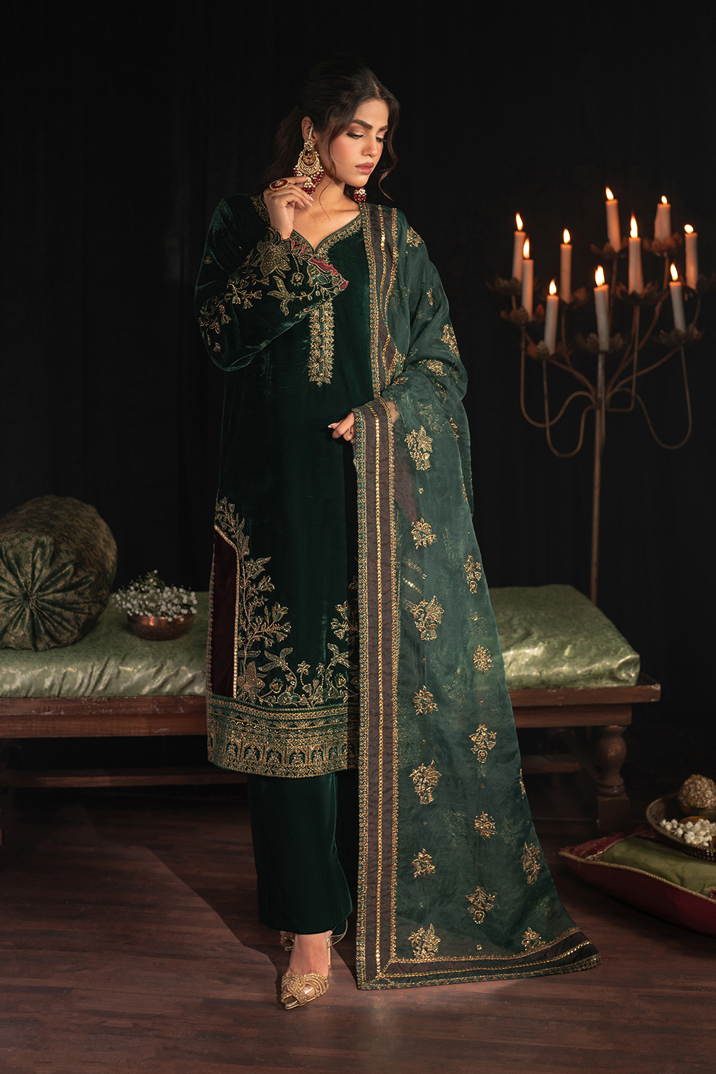 Iznik | Exclusive Velvet | IV-48 - by - Libasekhas UK - Registered Vendor of : Iznik - 100% Original Designer Dresss