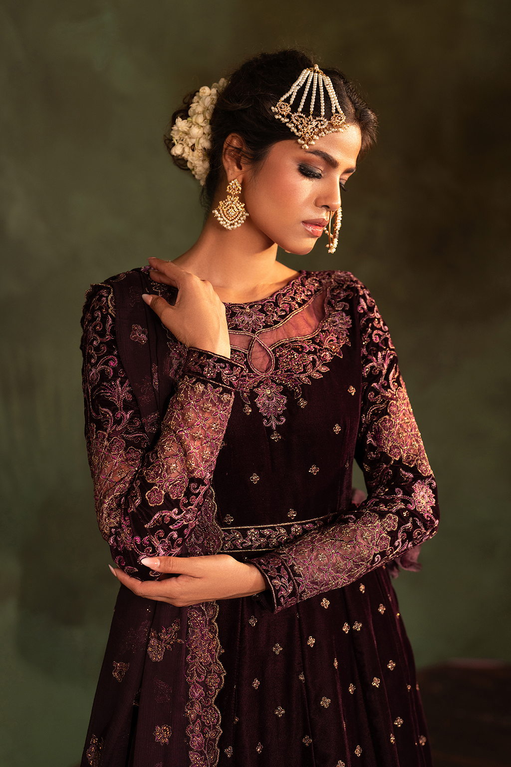 Iznik | Exclusive Velvet | IV-54 - by - Libasekhas UK - Registered Vendor of : Iznik - 100% Original Designer Dresss