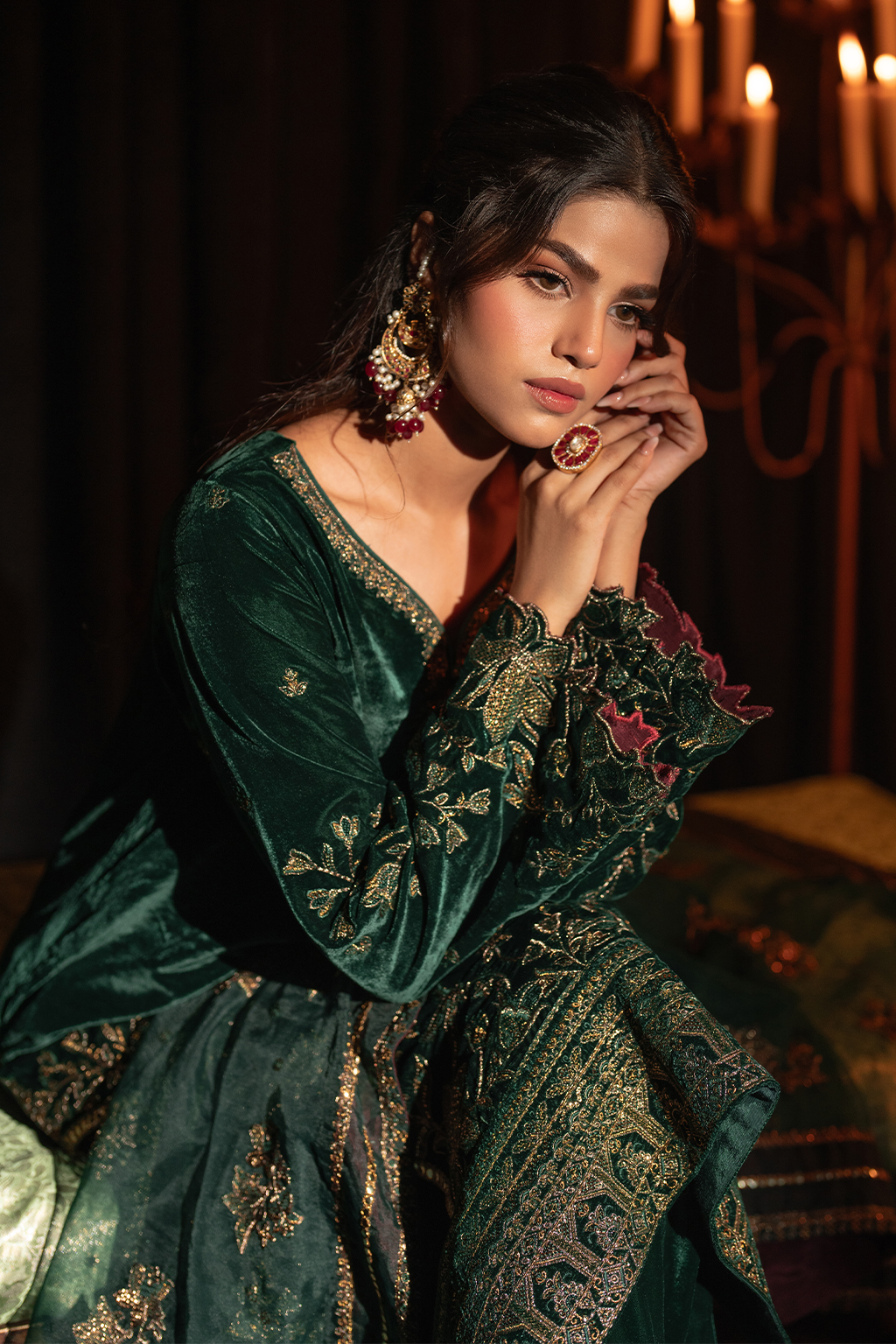 Iznik | Exclusive Velvet | IV-48 - by - Libasekhas UK - Registered Vendor of : Iznik - 100% Original Designer Dresss