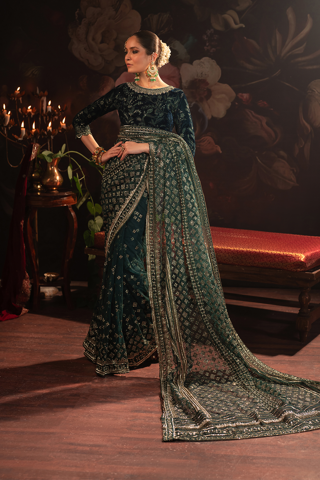 Iznik | Exclusive Velvet | IV-46 - by - Libasekhas UK - Registered Vendor of : Iznik - 100% Original Designer Dresss