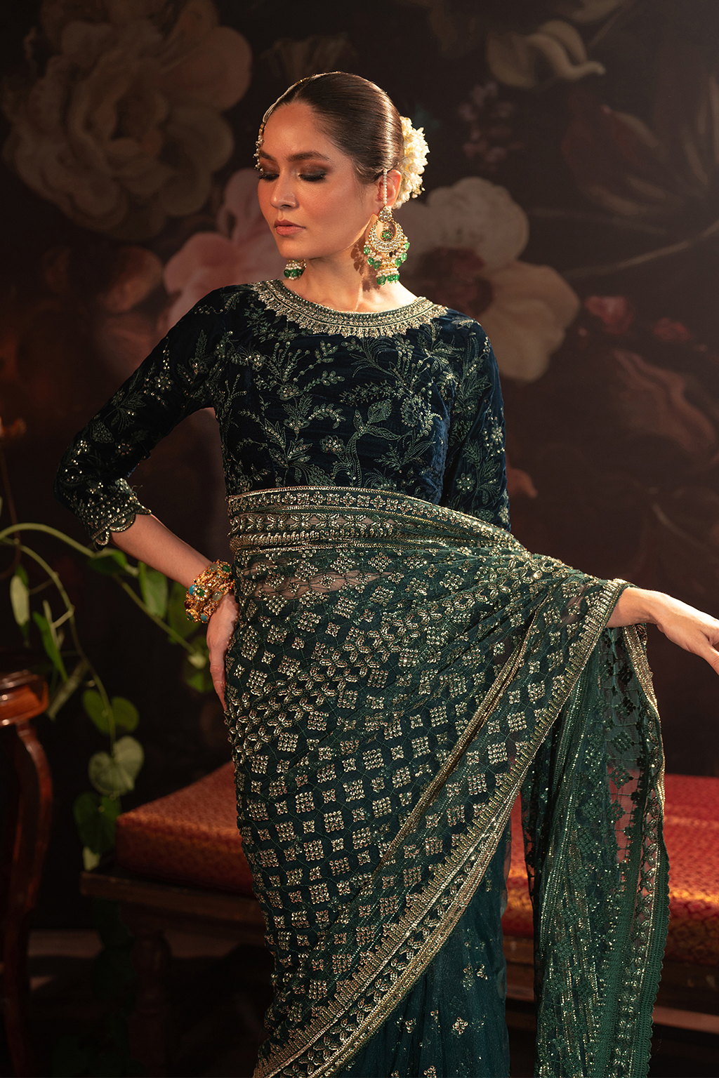 Iznik | Exclusive Velvet | IV-46 - by - Libasekhas UK - Registered Vendor of : Iznik - 100% Original Designer Dresss