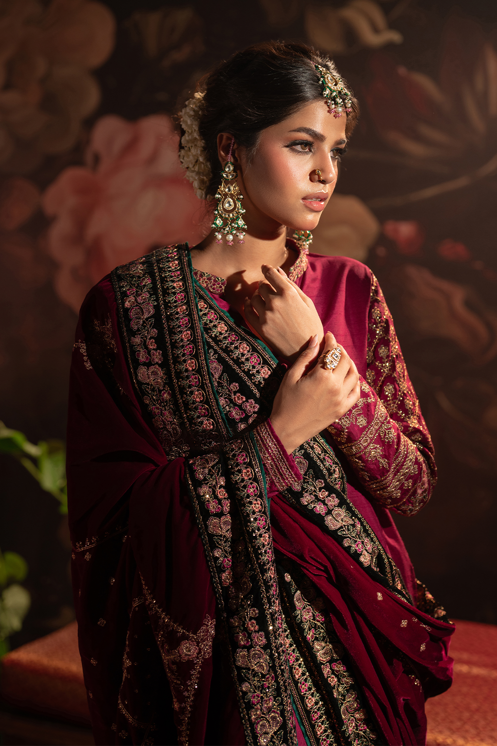 Iznik | Exclusive Velvet | IV-42 - by - Libasekhas UK - Registered Vendor of : Iznik - 100% Original Designer Dresss