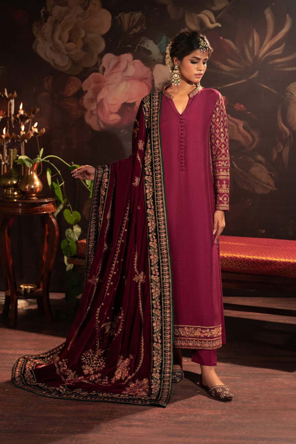 Iznik | Exclusive Velvet | IV-42 - by - Libasekhas UK - Registered Vendor of : Iznik - 100% Original Designer Dresss