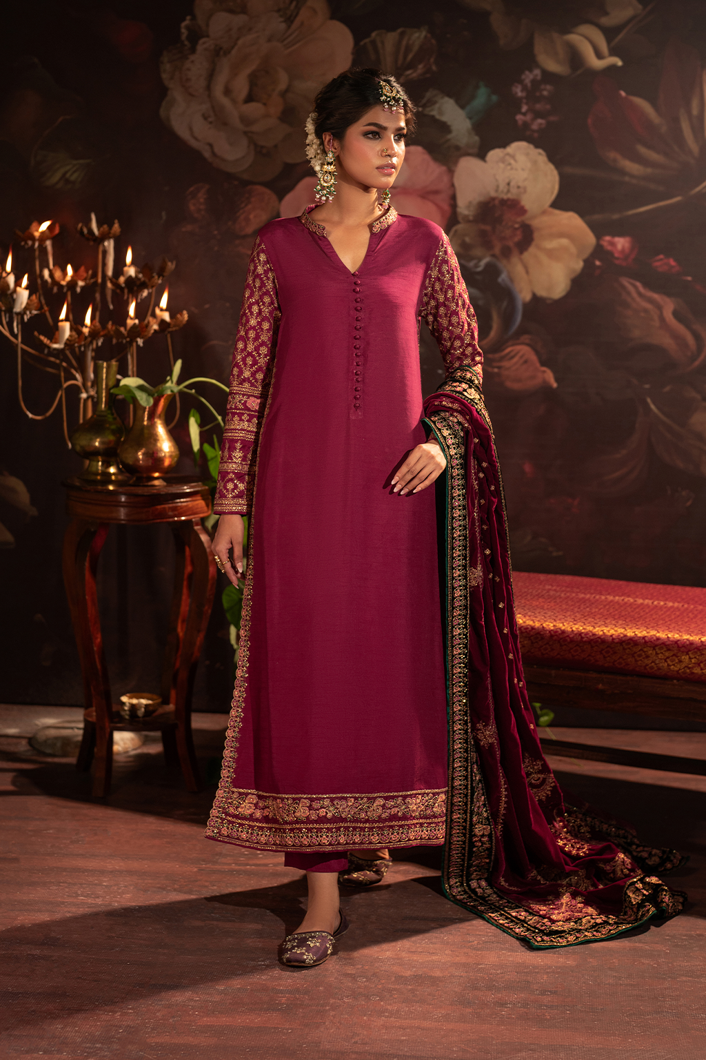 Iznik | Exclusive Velvet | IV-42 - by - Libasekhas UK - Registered Vendor of : Iznik - 100% Original Designer Dresss