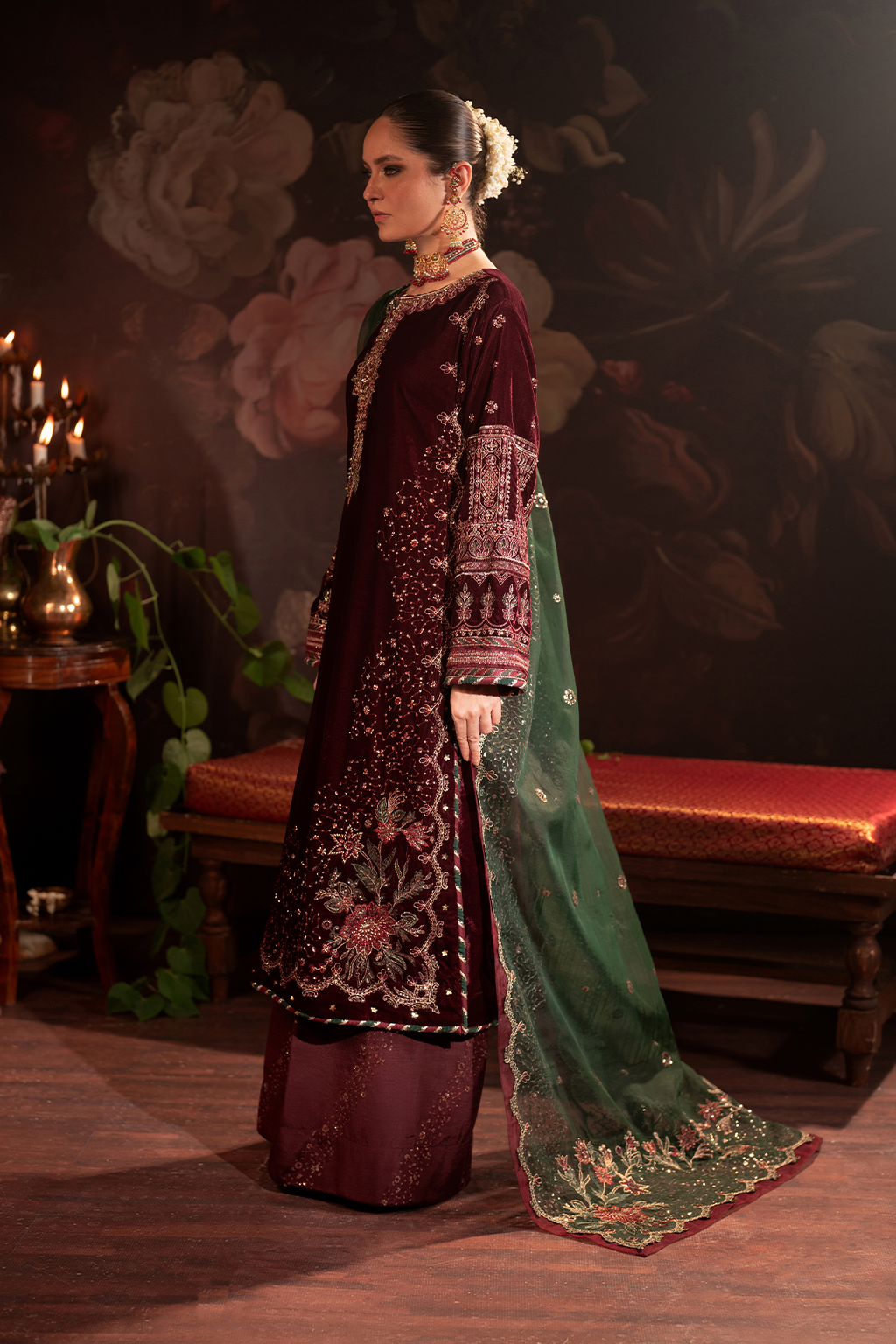 Iznik | Exclusive Velvet | IV-39 - by - Libasekhas UK - Registered Vendor of : Iznik - 100% Original Designer Dresss